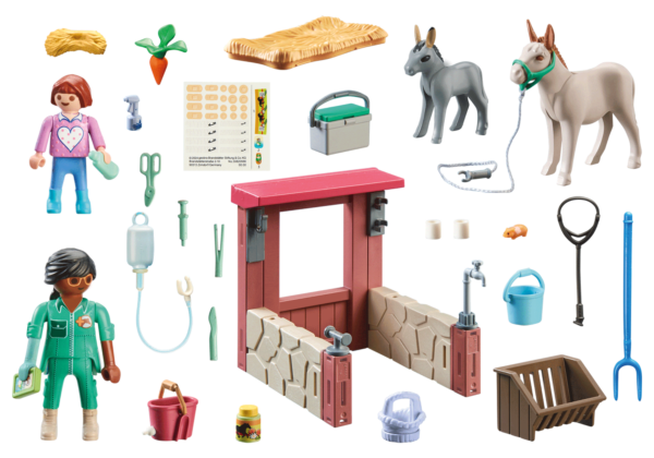 Playmobil-VETERINAR IN CURTEA FERMEI - PM71471