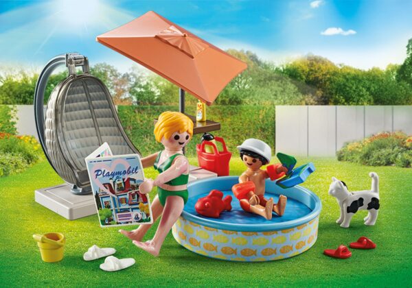 Playmobil-DISCTRACTIE LA PISCINA IN CURTE - PM71476