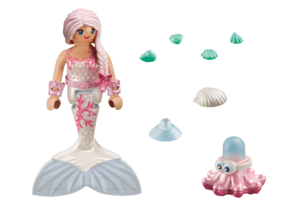 Playmobil-FIGURINA SIRENA CU CARACATITA - PM71477