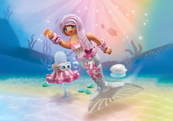 Playmobil-FIGURINA SIRENA CU CARACATITA - PM71477