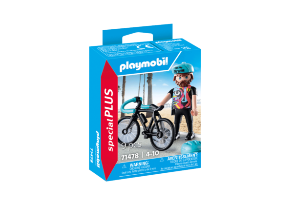 Playmobil-FIGURINA CICLISTUL PAUL - PM71478