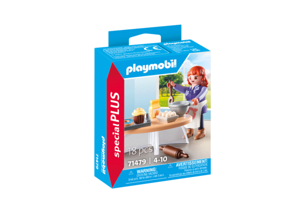 Playmobil-FIGURINA FEMEIE PATISER - PM71479
