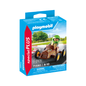 Playmobil-FIGURINA COPIL CU KART - PM71480