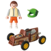 Playmobil-FIGURINA COPIL CU KART - PM71480
