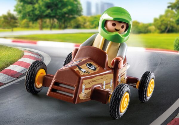 Playmobil-FIGURINA COPIL CU KART - PM71480