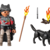 Playmobil-FIGURINA RAZBOINIC CU LUP - PM71482