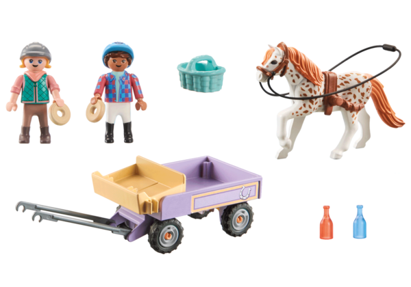 Playmobil-CARUTA CU PONEI - PM71496