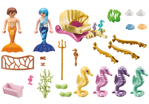 Playmobil-TRASURA CU CAI DE MARE - PM71500