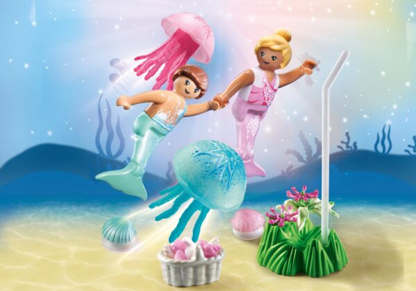 Playmobil-COPII SIRENE CU MEDUZE - PM71504