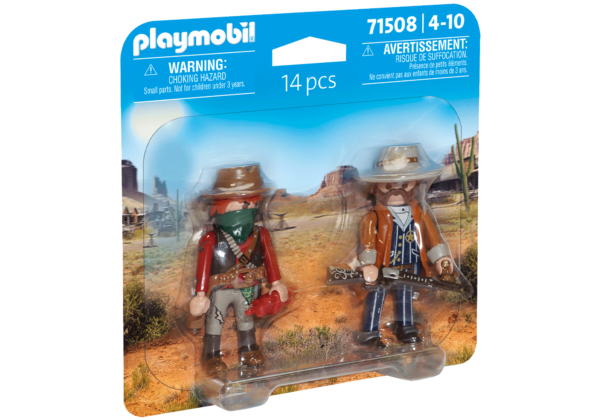 Playmobil-SET 2 FIGURINE BANDIT SI SERIF - PM71508
