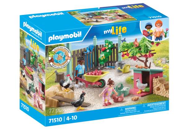 Playmobil-MICA FERMA DE PUI DIN GRADINA CASUTEI - PM71510