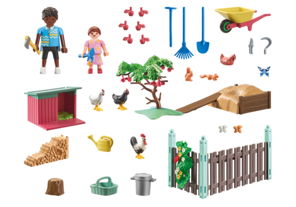 Playmobil-MICA FERMA DE PUI DIN GRADINA CASUTEI - PM71510