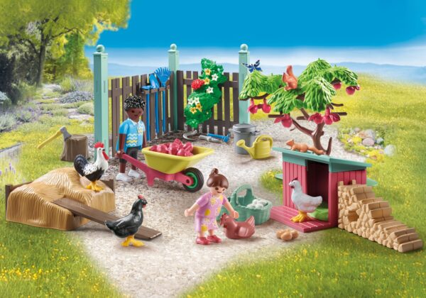 Playmobil-MICA FERMA DE PUI DIN GRADINA CASUTEI - PM71510