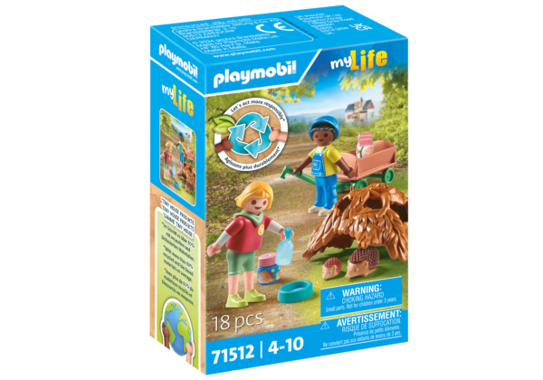 Playmobil-INGRIJIREA FAMILIEI DE ARICI - PM71512