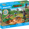 Playmobil-CUIB DE STEGOSAURUS SI HOT DE OUA - PM71526