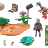 Playmobil-CUIB DE STEGOSAURUS SI HOT DE OUA - PM71526