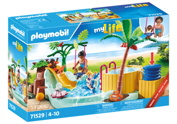 Playmobil-PISCINA DE COPII CU HIDROMASAJ - PM71529