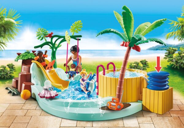 Playmobil-PISCINA DE COPII CU HIDROMASAJ - PM71529