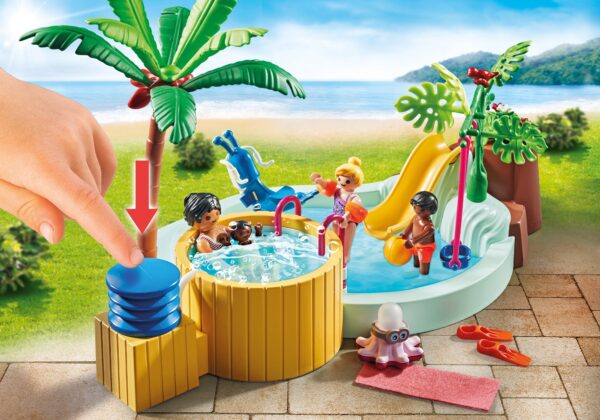 Playmobil-PISCINA DE COPII CU HIDROMASAJ - PM71529