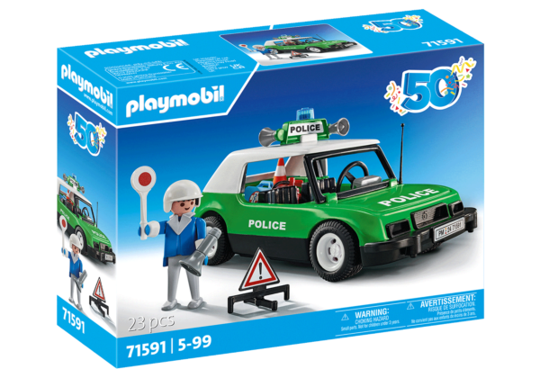 Playmobil-MASINUTA CLASICA DE POLITIE - PM71591