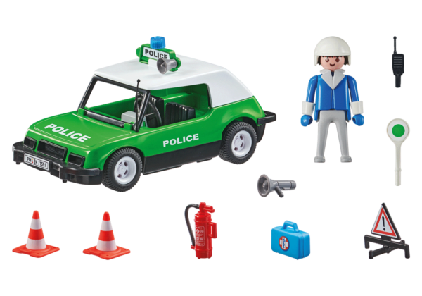 Playmobil-MASINUTA CLASICA DE POLITIE - PM71591
