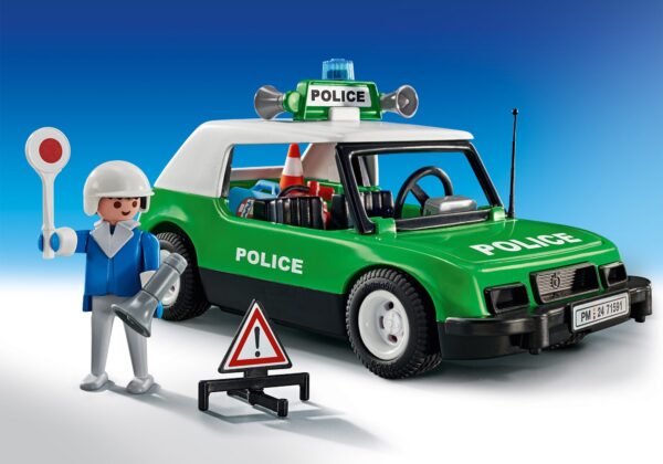 Playmobil-MASINUTA CLASICA DE POLITIE - PM71591