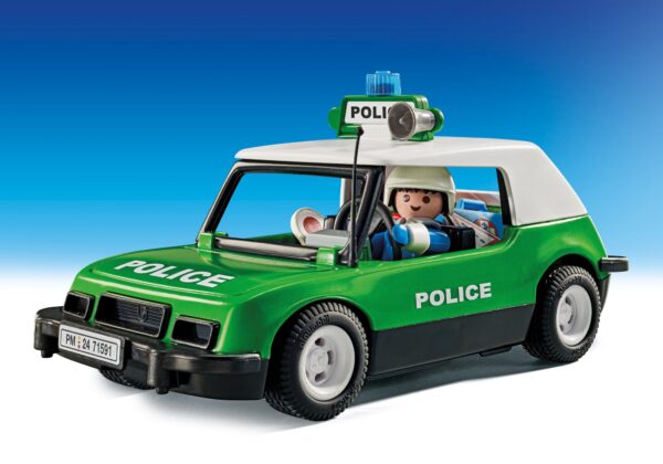 Playmobil-MASINUTA CLASICA DE POLITIE - PM71591