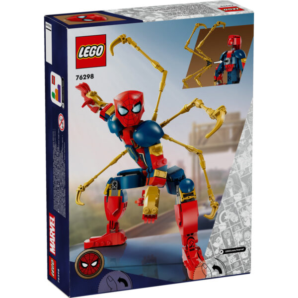 LEGO Marvel Super Heroes - Figurina de constructie Omul Paianjen de fier 76298, 303 piese