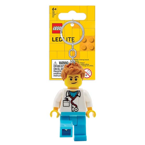 Lampi si brelocuri cu LED - Breloc LEGO Iconic cu LED - Barbat Doctor LGL-KE184H, 0 piese