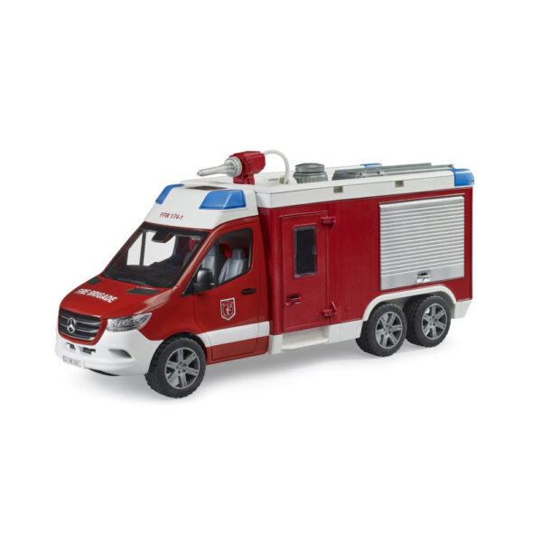Bruder sprinter de pompieri Mercedes Benz cu sirena - BR02680
