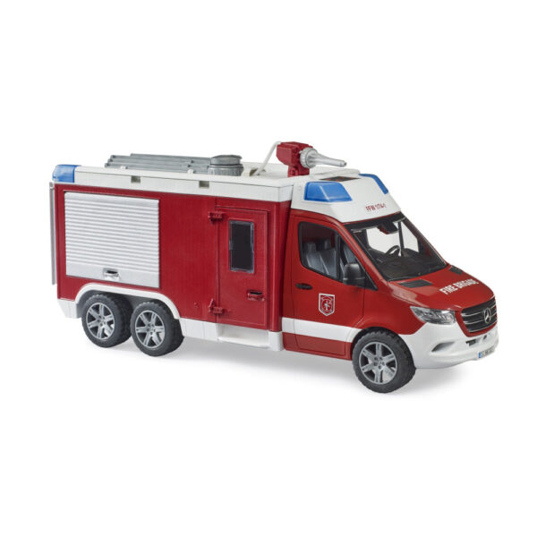 Bruder sprinter de pompieri Mercedes Benz cu sirena - BR02680