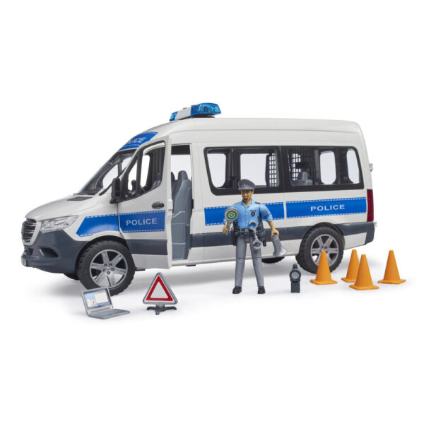 Bruder duba de politie Mercedes Benz cu politist - BR02683