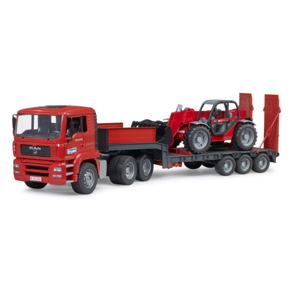 Bruder camion incarcare Man TGA cu incarcator telescopic Manitou MLT 633 - BR02774