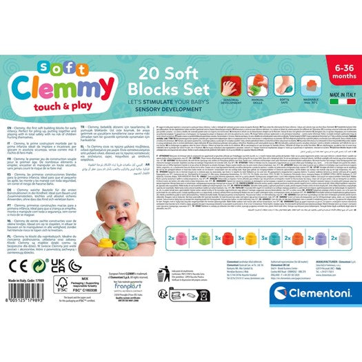 Soft Clemmy set 20 cuburi - CL17989