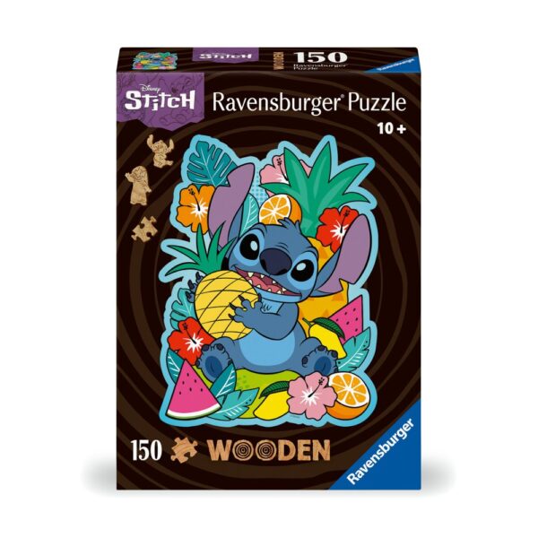 Puzzle lemn contur Disney Stitch 150 piese - RVSPA00758
