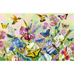 Puzzle pajiste cu flori 200 piese - RVSPA00767