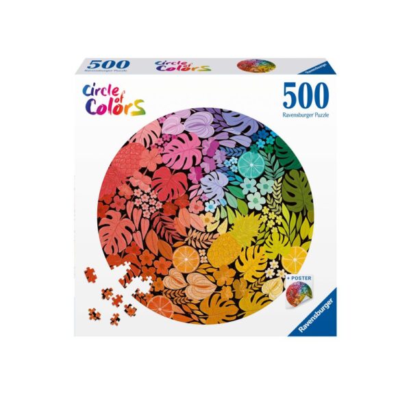 Puzzle cerc tropical 500 piese - RVSPA00821