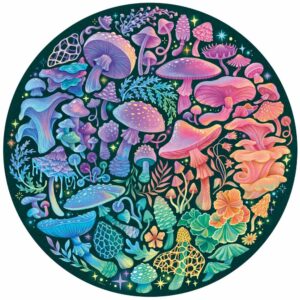 Puzzle cerc ciuperci 500 piese - RVSPA00822