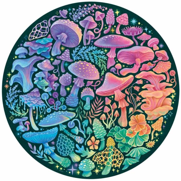 Puzzle cerc ciuperci 500 piese - RVSPA00822