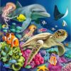 Puzzle animale in lumea subacvatica 3x49 piese - RVSPC00859