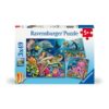Puzzle animale in lumea subacvatica 3x49 piese - RVSPC00859