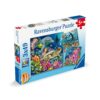 Puzzle animale in lumea subacvatica 3x49 piese - RVSPC00859