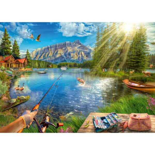 Puzzle viata la lac 1000 piese - RVSPA00877