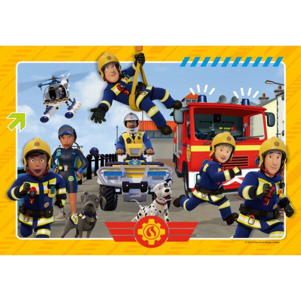 Puzzle pompierul Sam si prietenii 2x12 piese - RVSPC01031