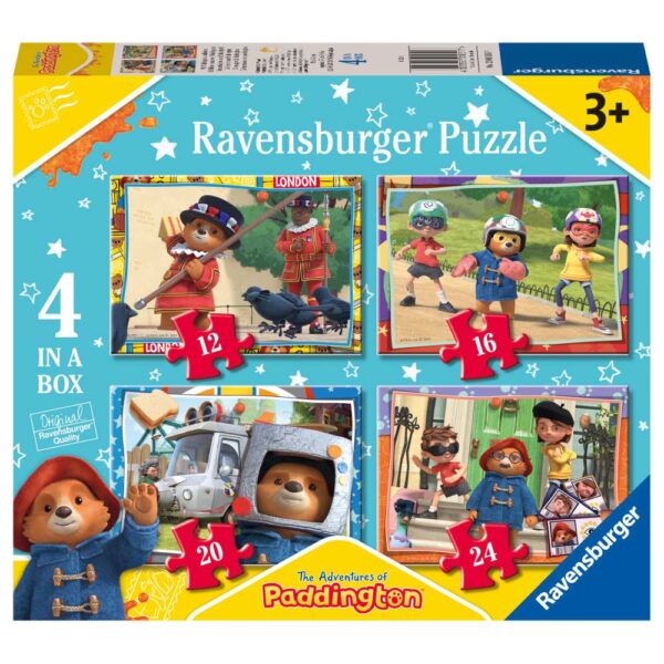 Puzzle aventurile lui Paddington 12 16 20 24 piese - RVSPC01051