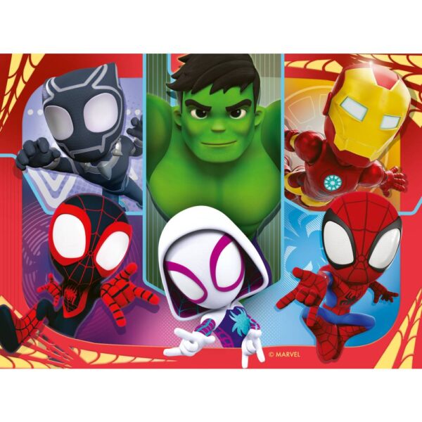 Puzzle Spidey 12 16 20 24 piese - RVSPC01064