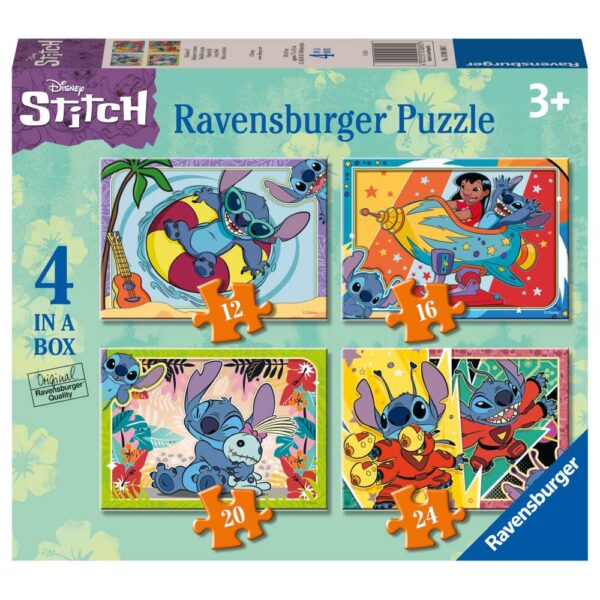 Puzzle Disney Stitch 12 16 20 24 piese - RVSPC01069