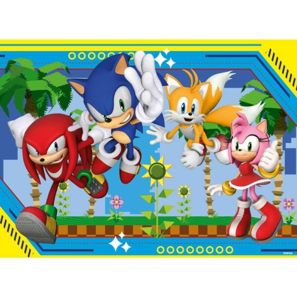 Puzzle ariciul Sonic 100 piese - RVSPC01134