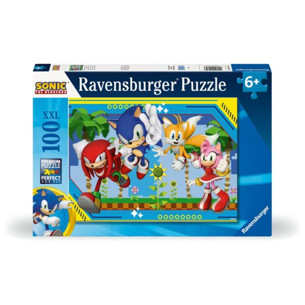 Puzzle ariciul Sonic 100 piese - RVSPC01134