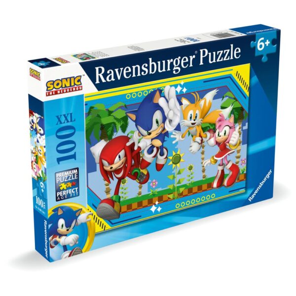 Puzzle ariciul Sonic 100 piese - RVSPC01134
